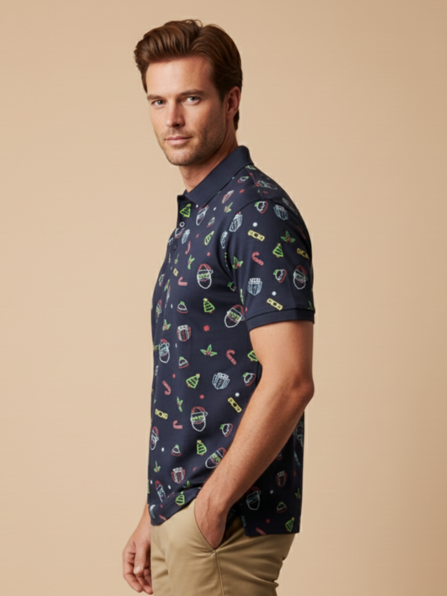Printed polo